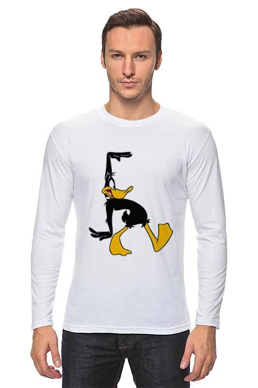 Printio Лонгслив Daffy duck игра для sega daffy duck in hollywood