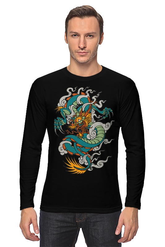 Printio Лонгслив Дракон / dragon