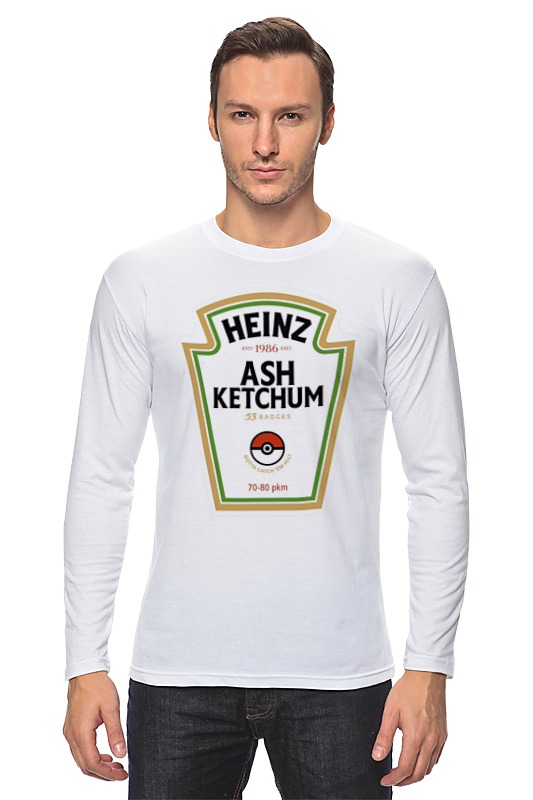 Printio Лонгслив Heinz ash ketchum