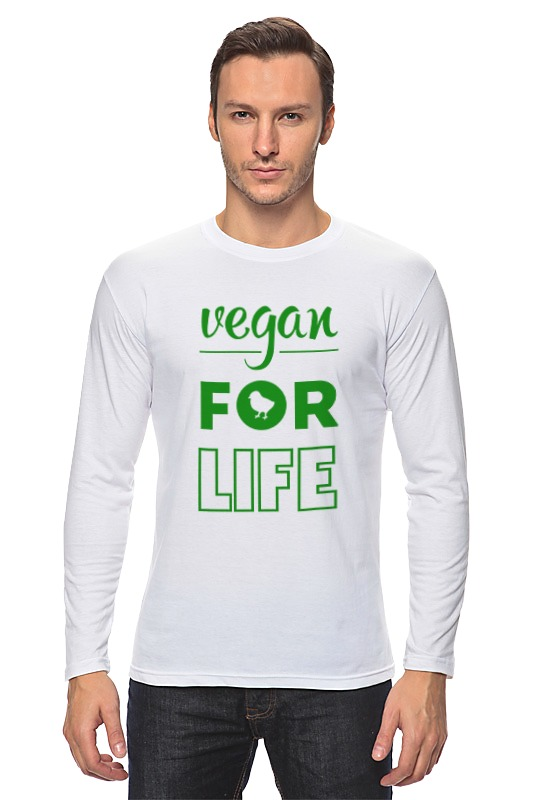 Printio Лонгслив Vegan for life