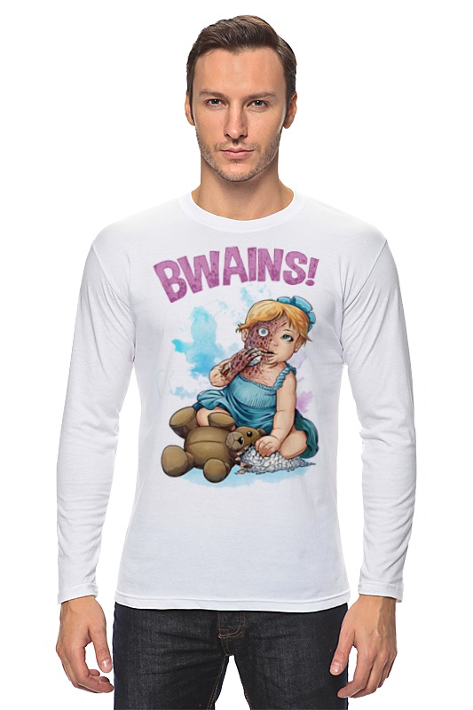 Printio Лонгслив Bwains!