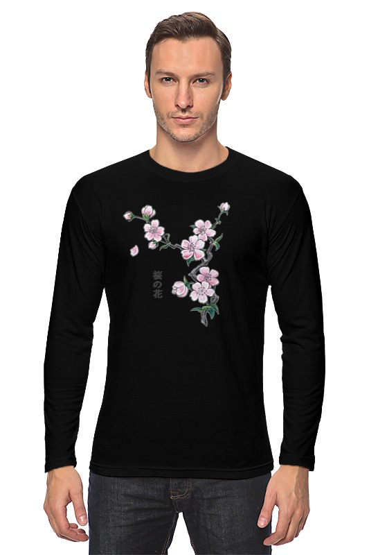 Printio Лонгслив Японская сакура силиконовая форма цветы сакуры 5422681