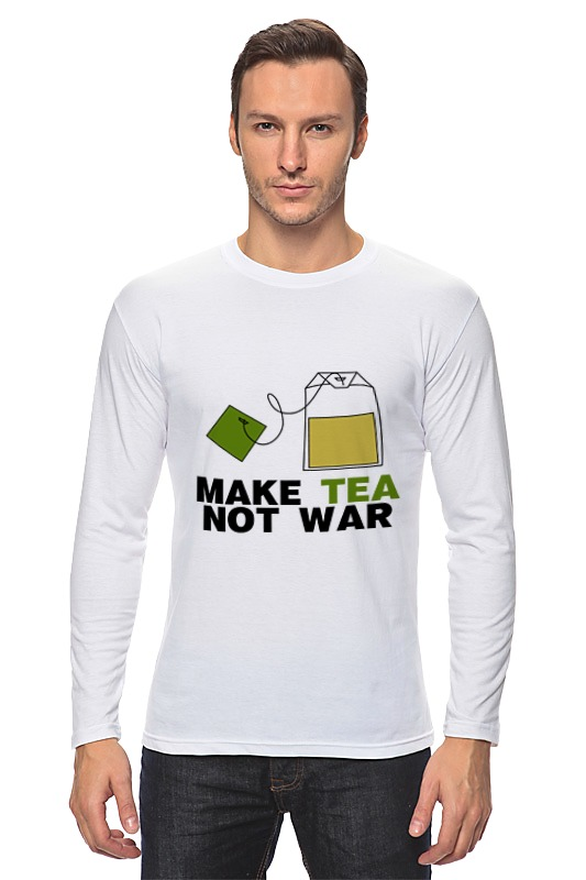 Printio Лонгслив Make tea not war printio лонгслив make tea not war