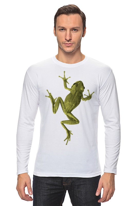 Printio Лонгслив Лягушка - альпинист printio футболка классическая лягушка альпинист