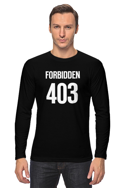 Printio Лонгслив 403 forbidden