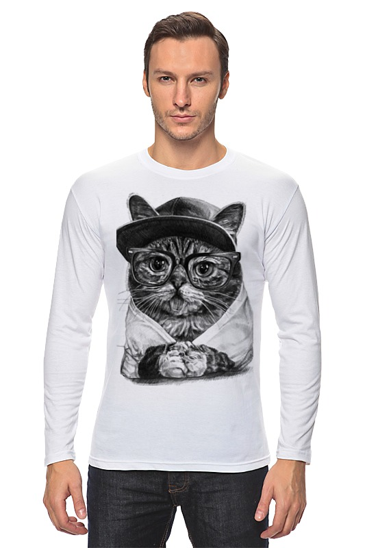 Printio Лонгслив Крутой кот