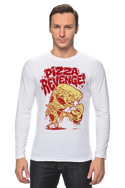 Printio Лонгслив Pizza revenge printio футболка с полной запечаткой мужская pizza revenge