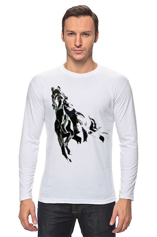 Printio Лонгслив Лошадка
