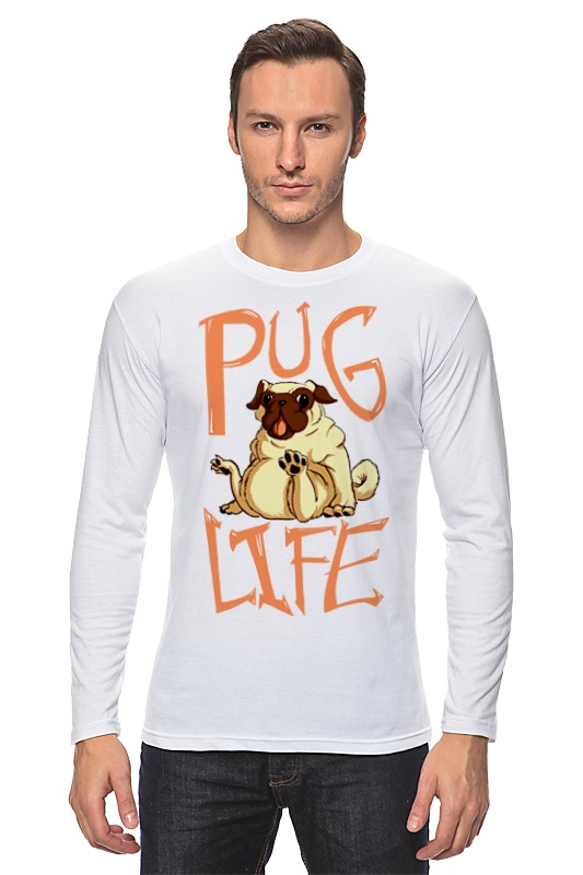 Printio Лонгслив Pug life printio лонгслив muddled pug