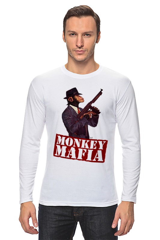Printio Лонгслив Monkey mafia футболка классическая printio monkey mafia