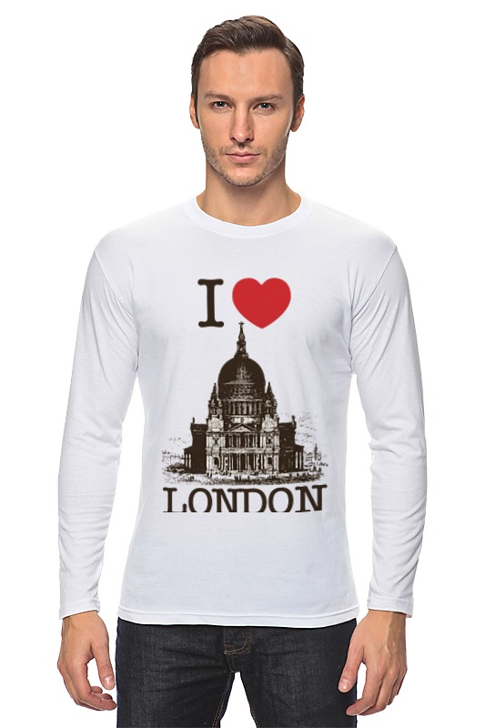 Printio Лонгслив Я люблю лондон london