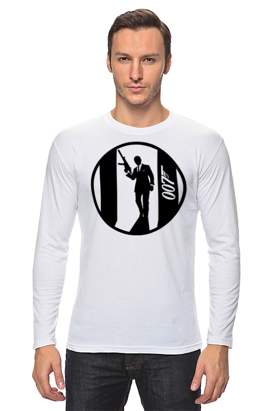 Printio Лонгслив Джеймс бонд printio футболка wearcraft premium slim fit джеймс бонд james bond 007