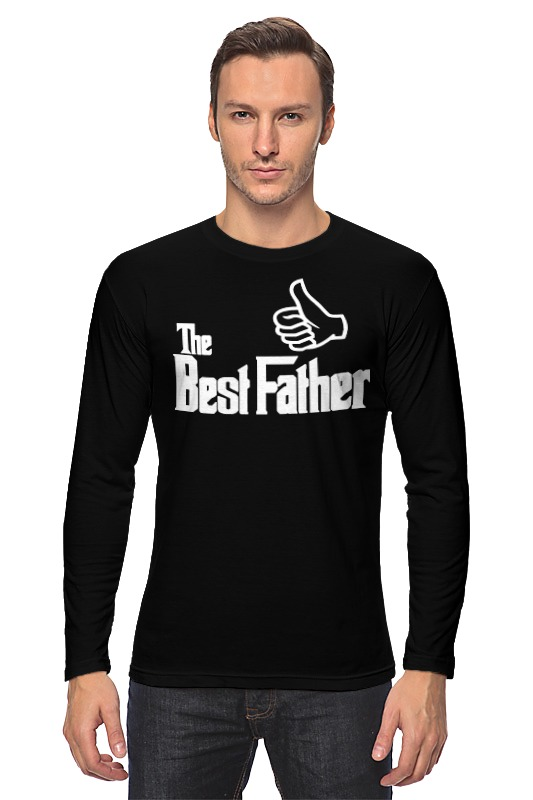 Printio Лонгслив The best father, лучший отец