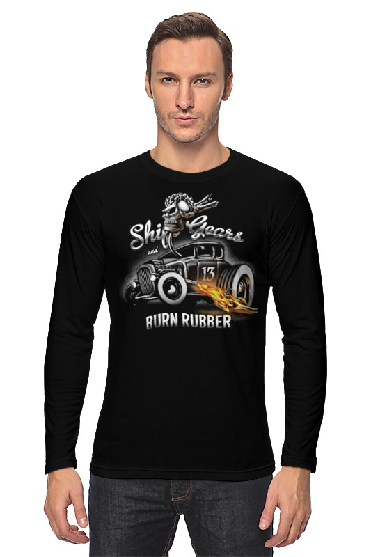 Printio Лонгслив Shift gears... black lion 3d printed t shirt men