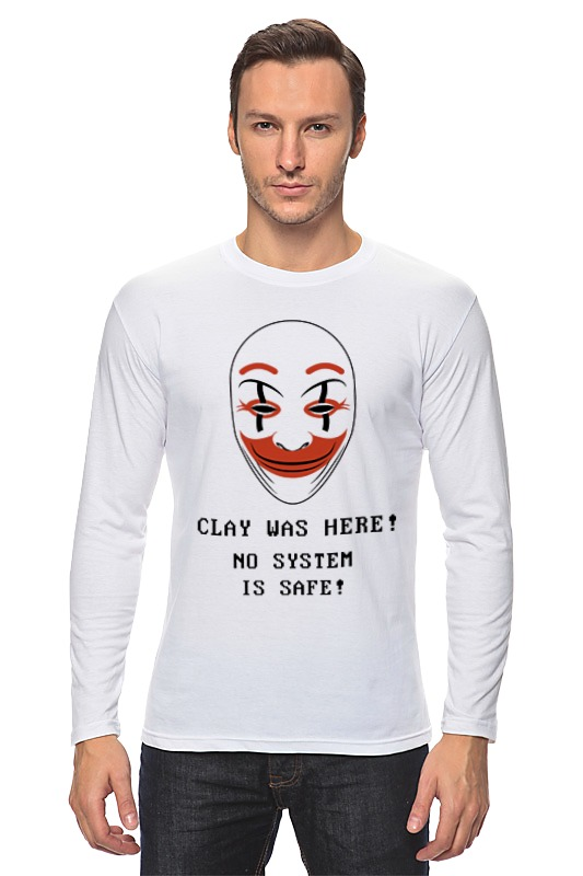 printio футболка классическая хакеры clay Printio Лонгслив Хакеры clay