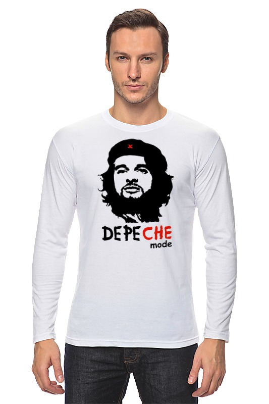 Printio Лонгслив Depeche mode - david aka che printio футболка wearcraft premium slim fit depeche mode david aka che