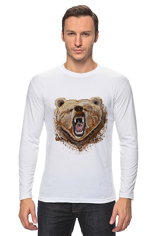 Printio Лонгслив Медведь