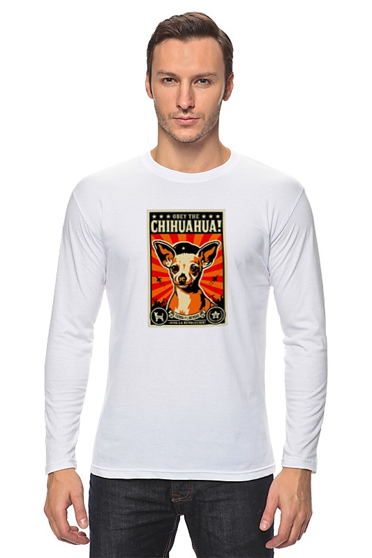 Printio Лонгслив Собака: chihuahua printio футболка классическая собака chihuahua
