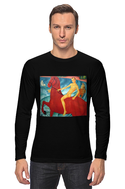 Printio Лонгслив Купание красного коня printio футболка с полной запечаткой мужская купание красного коня