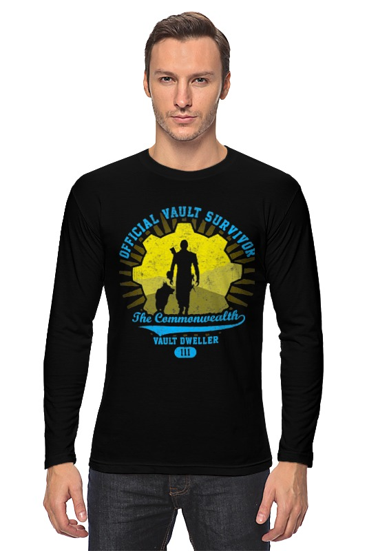 printio футболка wearcraft premium fallout vault dweller Printio Лонгслив Fallout. vault dweller