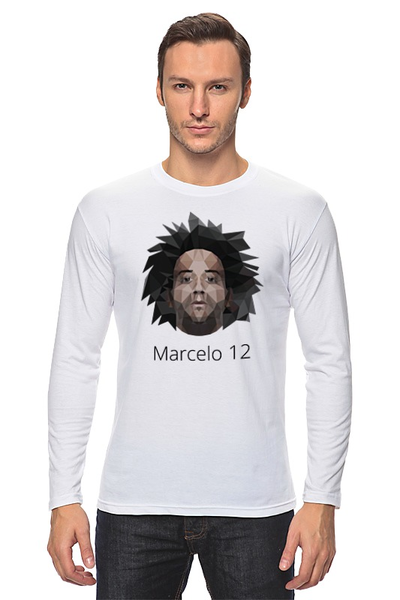 Заказать лонгслив в Москве. Лонгслив Marcelo 12 от madridistastore - готовые дизайны и нанесение принтов.