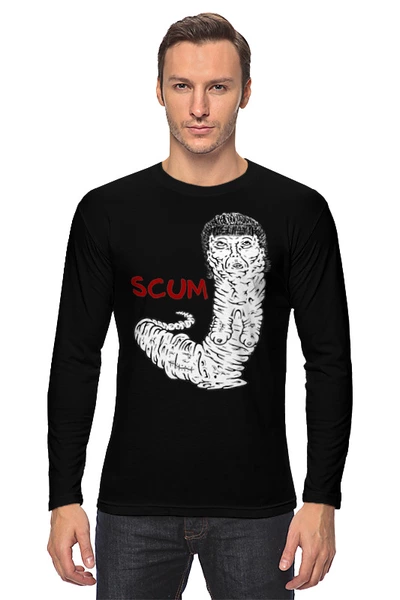 Заказать лонгслив в Москве. Лонгслив Scum art от Leichenwagen - готовые дизайны и нанесение принтов.
