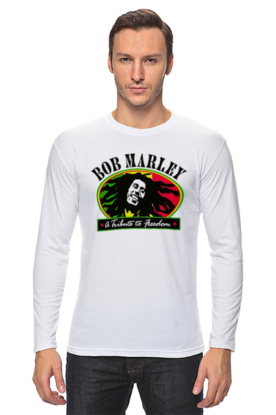 Заказать лонгслив в Москве. Лонгслив "Bob Marley" от Fedor - готовые дизайны и нанесение принтов.