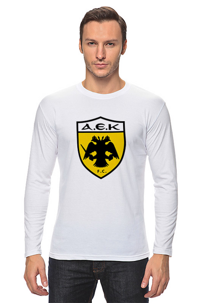 Заказать лонгслив в Москве. Лонгслив AEK FC от THE_NISE  - готовые дизайны и нанесение принтов.