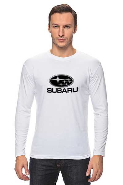 Заказать лонгслив в Москве. Лонгслив Subaru от THE_NISE  - готовые дизайны и нанесение принтов.