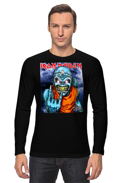 Заказать лонгслив в Москве. Лонгслив Iron Maiden Band от Leichenwagen - готовые дизайны и нанесение принтов.