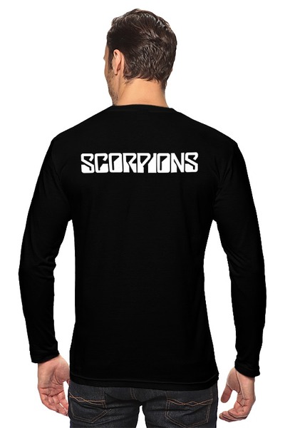 Заказать лонгслив в Москве. Лонгслив Scorpions Band от Leichenwagen - готовые дизайны и нанесение принтов.