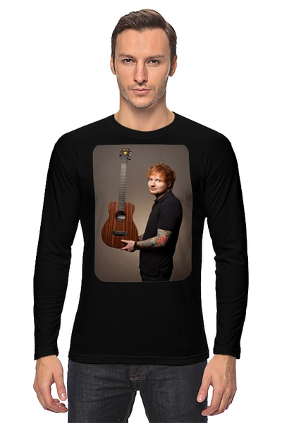 Заказать лонгслив в Москве. Лонгслив Ed Sheeran от Vladec11 - готовые дизайны и нанесение принтов.