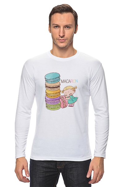 Заказать лонгслив в Москве. Лонгслив macaron от наталья  - готовые дизайны и нанесение принтов.