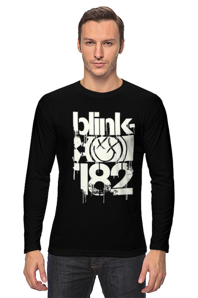 Заказать лонгслив в Москве. Лонгслив blink-182 smile shirt от slider - готовые дизайны и нанесение принтов.