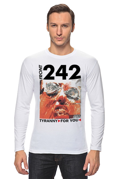 Заказать лонгслив в Москве. Лонгслив Front 242 / Tyranny ▷ For You ◁ от OEX design - готовые дизайны и нанесение принтов.