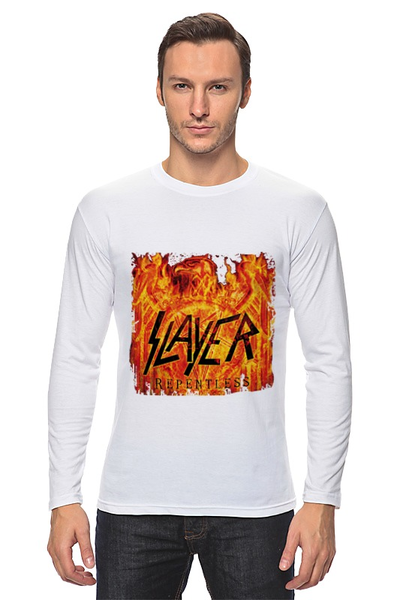 Заказать лонгслив в Москве. Лонгслив Slayer Repentless 2015 от Илья - готовые дизайны и нанесение принтов.