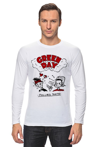 Заказать лонгслив в Москве. Лонгслив Green Day от geekbox - готовые дизайны и нанесение принтов.