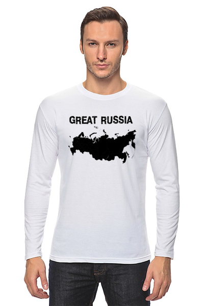 Заказать лонгслив в Москве. Лонгслив Great Russia 12 от Great Russia - готовые дизайны и нанесение принтов.