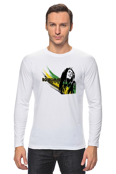 Заказать лонгслив в Москве. Лонгслив "Bob Marley" от Fedor - готовые дизайны и нанесение принтов.