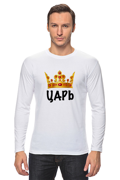 Заказать лонгслив в Москве. Лонгслив корона от THE_NISE  - готовые дизайны и нанесение принтов.