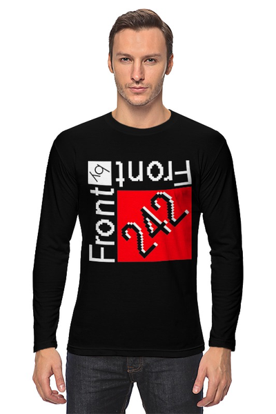 Заказать лонгслив в Москве. Лонгслив Front 242 / Front by Front от OEX design - готовые дизайны и нанесение принтов.