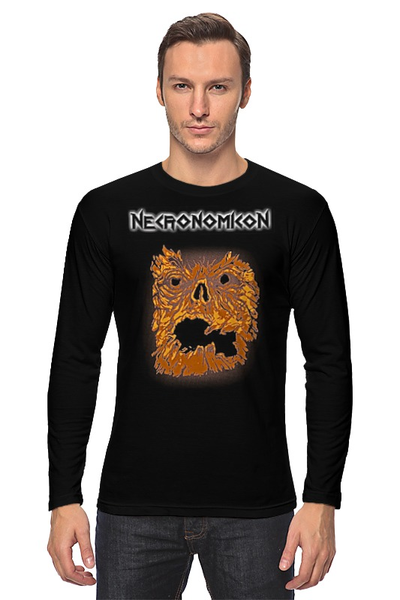Заказать лонгслив в Москве. Лонгслив Necronomicon от Leichenwagen - готовые дизайны и нанесение принтов.