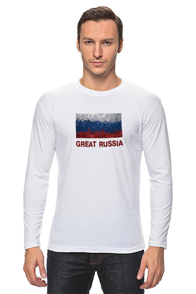 Заказать лонгслив в Москве. Лонгслив Great Russia 5 от Great Russia - готовые дизайны и нанесение принтов.