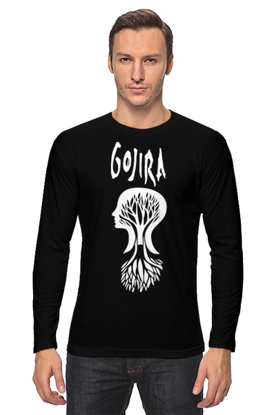 Заказать лонгслив в Москве. Лонгслив Gojira от geekbox - готовые дизайны и нанесение принтов.