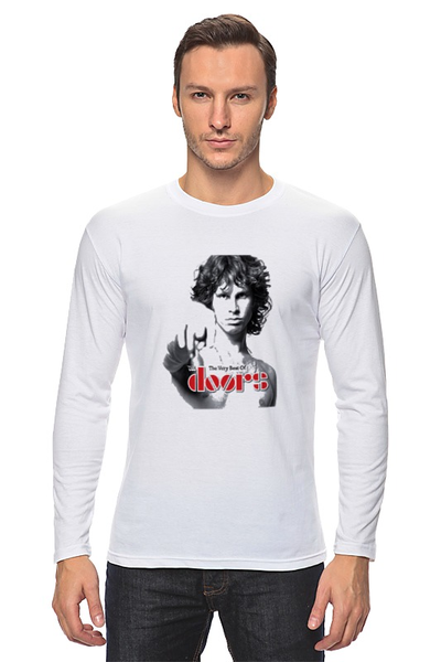 Заказать лонгслив в Москве. Лонгслив "The Doors" (Jim Morrison) от Fedor - готовые дизайны и нанесение принтов.