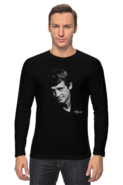 Заказать лонгслив в Москве. Лонгслив Jean Paul Belmondo от KinoArt - готовые дизайны и нанесение принтов.