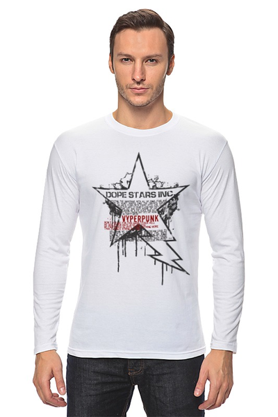 Заказать лонгслив в Москве. Лонгслив Dope Stars Inc. \ Vyperpunk от OEX design - готовые дизайны и нанесение принтов.