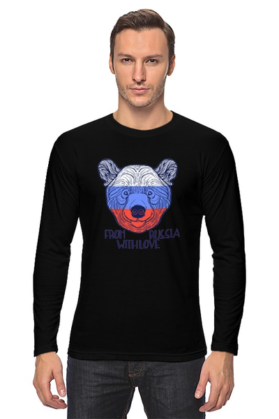 Заказать лонгслив в Москве. Лонгслив Медведь от VectorART - готовые дизайны и нанесение принтов.