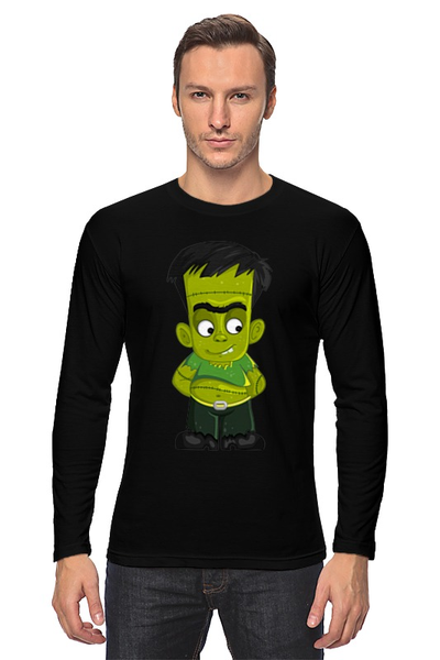 Заказать лонгслив в Москве. Лонгслив Frankenstein от T-shirt print  - готовые дизайны и нанесение принтов.