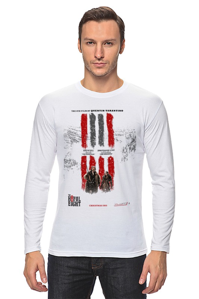 Заказать лонгслив в Москве. Лонгслив Hateful Eight / Омерзительная восьмерка от KinoArt - готовые дизайны и нанесение принтов.